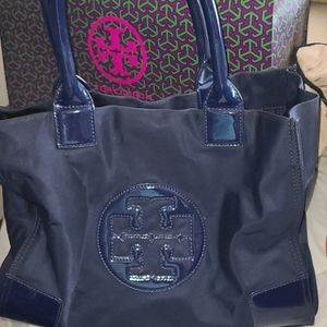 Authentic Tory Burch Ella Tote Nylon